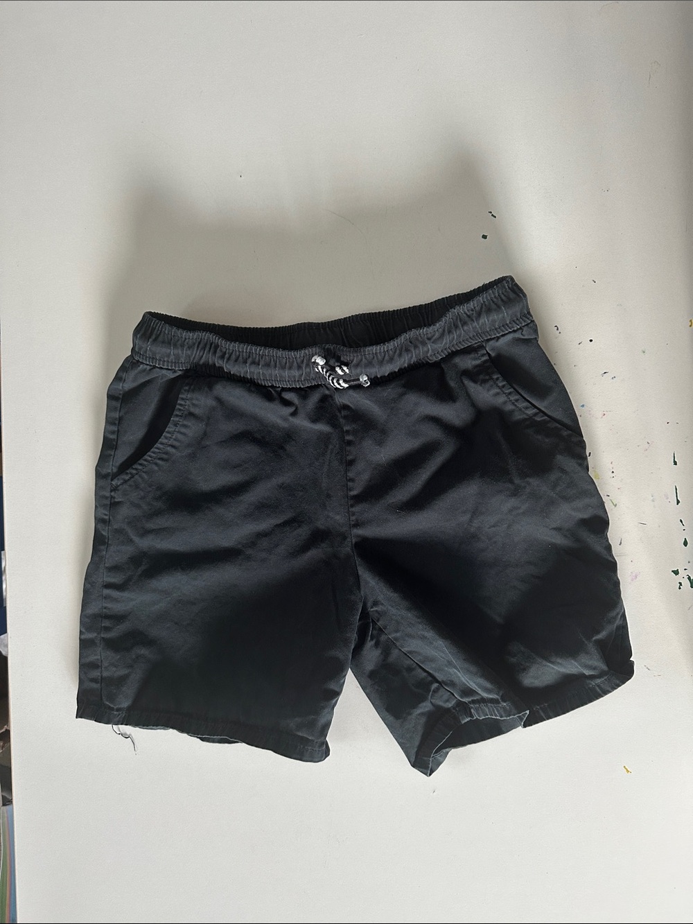 Cat & Jack Black Athletic Drawstring Shorts